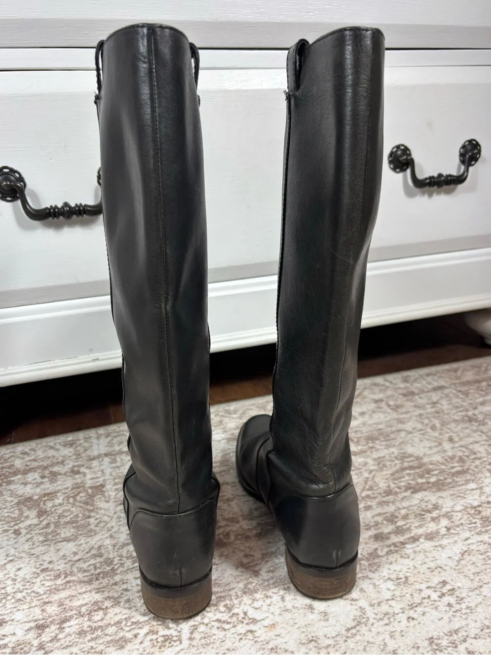 JCrew Dix Tab Leather Boots Size 7.5